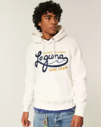 Felpa con cappuccio grafica Laguna Surf Crew con fodera a nido d’ape