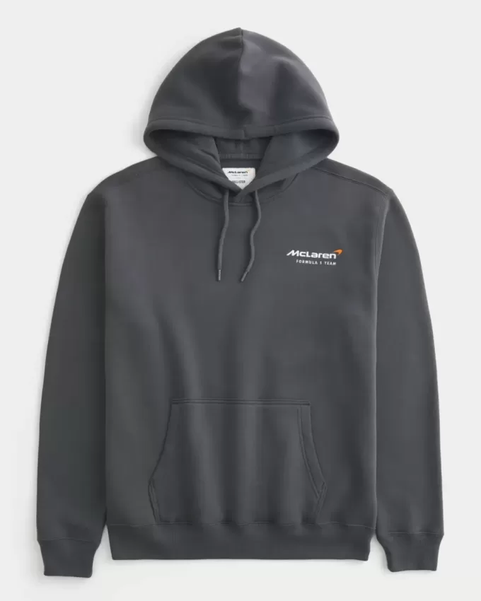 Felpa con cappuccio grafica McLaren Forever Forward rilassata