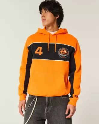 Felpa con cappuccio grafica McLaren rilassata