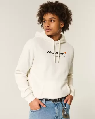 Felpa con cappuccio grafica McLaren rilassata