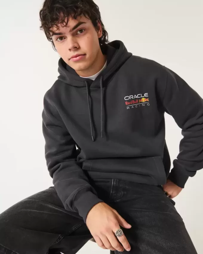 Felpa con cappuccio grafica Relaxed Oracle Red Bull Racing