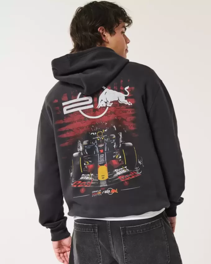Felpa con cappuccio grafica Relaxed Oracle Red Bull Racing