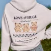 Felpa con cappuccio grafica Teddy Bear