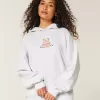 Felpa con cappuccio grafica Teddy Bear