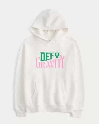Felpa con cappuccio grafica Wicked