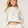 Felpa con cappuccio mimetica oversize