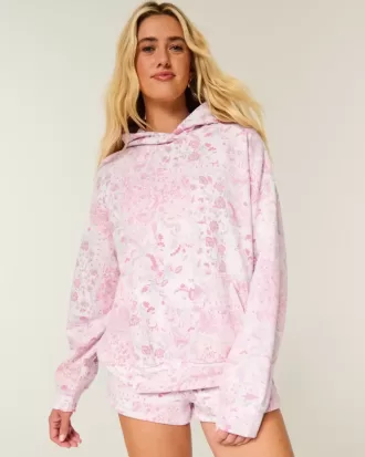 Felpa con cappuccio oversize