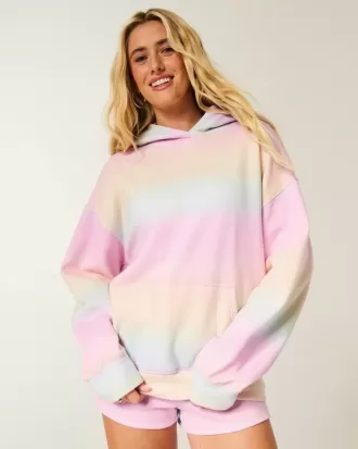 Felpa con cappuccio oversize