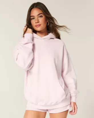 Felpa con cappuccio oversize