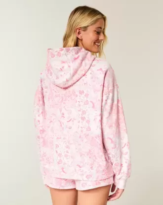 Felpa con cappuccio oversize