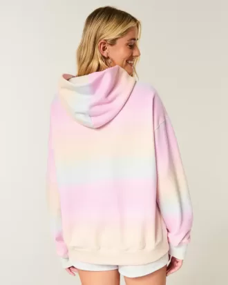 Felpa con cappuccio oversize