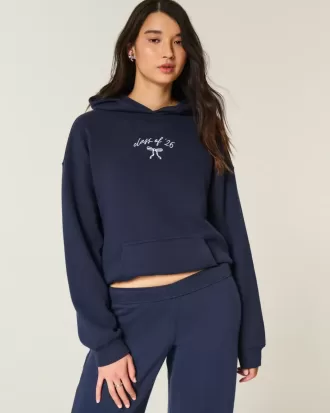 Felpa con cappuccio oversize con grafica Class of ’26