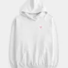 Felpa con cappuccio oversize con grafica I Heart LA