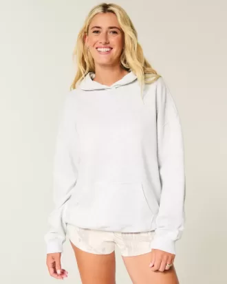 Felpa con cappuccio oversize Hollister Feel Good