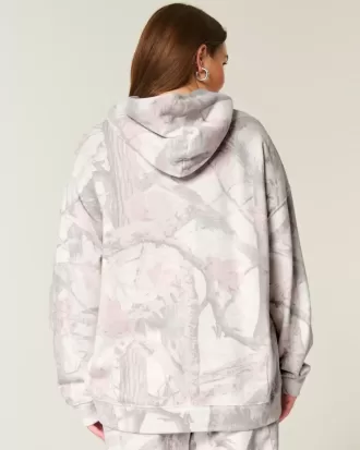 Felpa con cappuccio oversize Hollister Feel Good