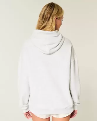Felpa con cappuccio oversize Hollister Feel Good