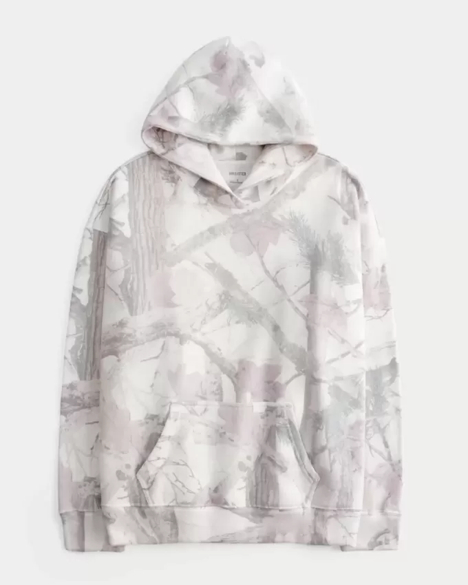 Felpa con cappuccio oversize Hollister Feel Good