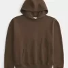 Felpa con cappuccio squadrata