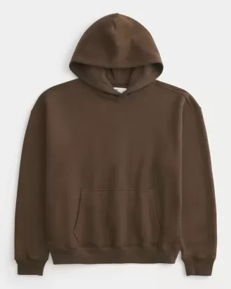 Felpa con cappuccio squadrata