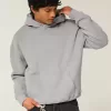 Felpa con cappuccio squadrata