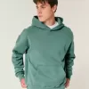 Felpa con cappuccio squadrata