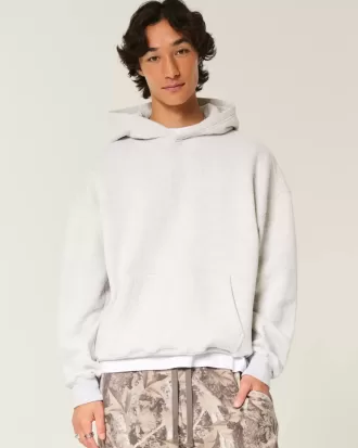 Felpa con cappuccio squadrata