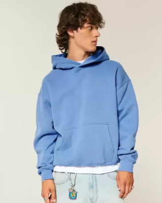 Felpa con cappuccio squadrata