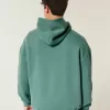 Felpa con cappuccio squadrata
