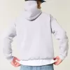 Felpa con cappuccio squadrata