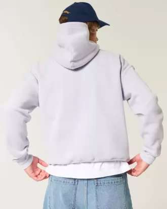 Felpa con cappuccio squadrata