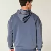 Felpa con cappuccio squadrata