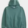 Felpa con cappuccio squadrata