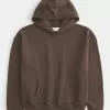 Felpa con cappuccio squadrata