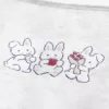 Felpa con doppia spalla scoperta e grafica Easy