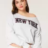 Felpa con grafica Mini New York