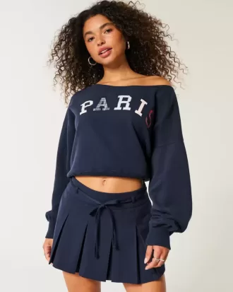 Felpa con grafica Mini Paris