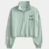 Felpa con mezza zip e grafica Easy New York