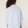 Felpa con mezza zip e grafica Easy Tennis