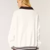 Felpa con mezza zip grafica Easy Boston Tennis Club