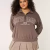 Felpa con mezza zip grafica Easy Copenhagen