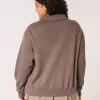 Felpa con mezza zip grafica Easy Copenhagen
