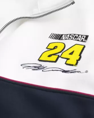 Felpa con mezza zip grafica NASCAR Jeff Gordon
