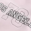 Felpa con stampa grafica Los Angeles e spalle scoperte