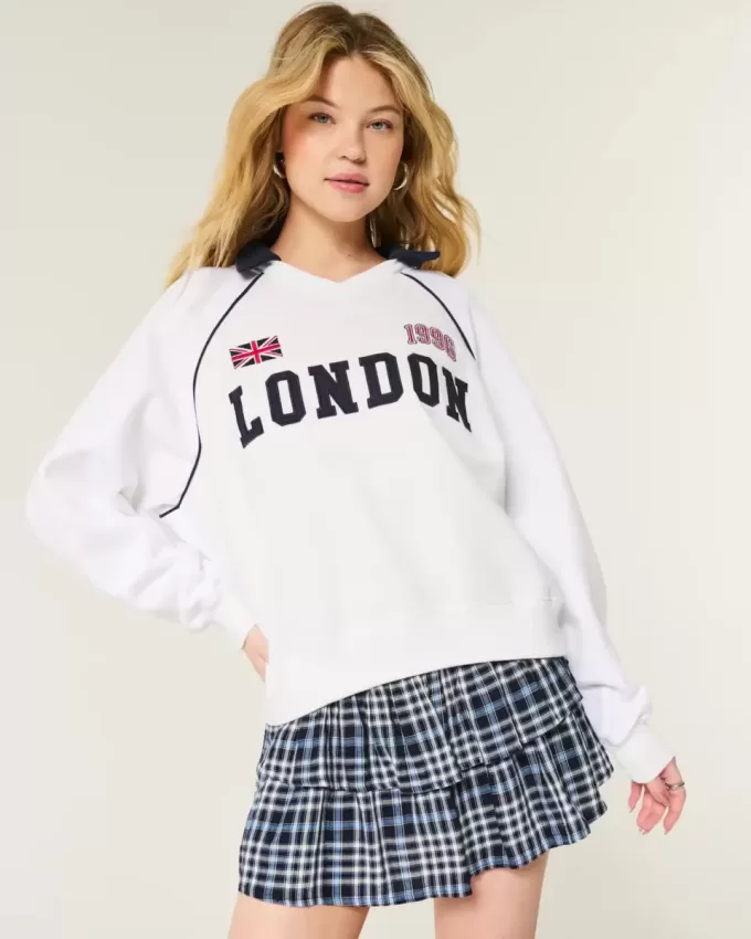 Felpa da calcio con grafica Easy London