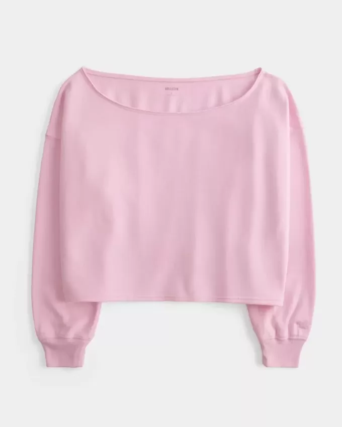 Felpa Easy Double Off-the-Shoulder