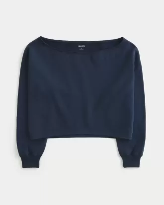 Felpa Easy Double Off-the-Shoulder