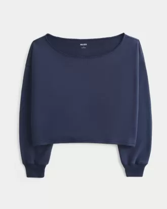 Felpa Easy Double Off-the-Shoulder