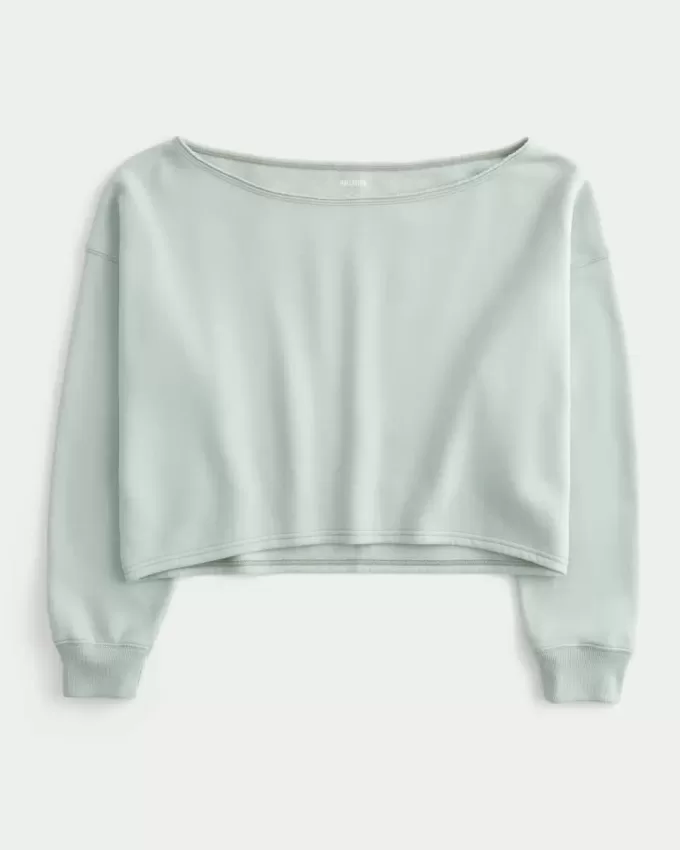 Felpa Easy Double Off-the-Shoulder