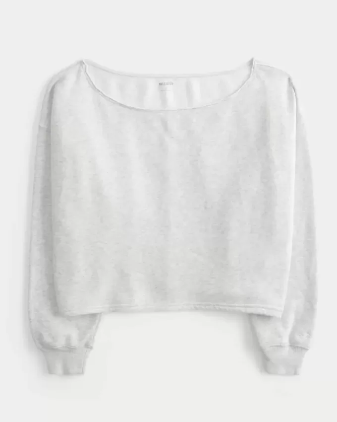 Felpa Easy Double Off-the-Shoulder