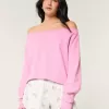 Felpa Easy Double Off-the-Shoulder